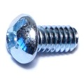 Midwest Fastener 1/4"-20 x 1/2 in Combination Phillips/Slotted Round Machine Screw, Zinc Plated Steel, 100 PK 07682